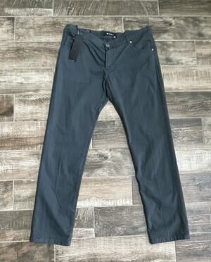 $2,095 NWT Kiton Napoli Gray Cotton Blend Button Fly 5 Pocket Jeans Size 42